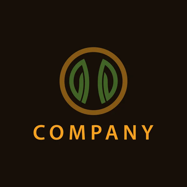 Streszczenie Pędy Logo Projekt Wektor Ilustracja — Wektor stockowy
