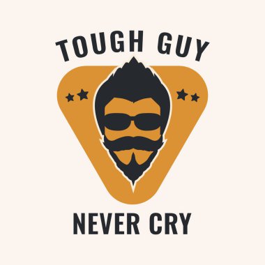 Sert adam asla tasarım vektörü çizimi için ağlamaz.