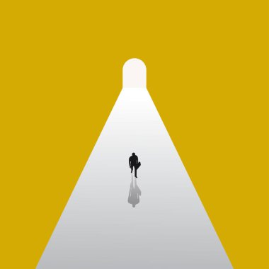 İşadamı kapıdan çıkıyordu. Kariyer kavramını bırak ya da istifa et