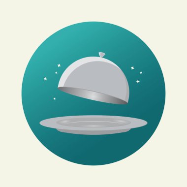 Restoran saat tasarımı vektör illüstrasyonu