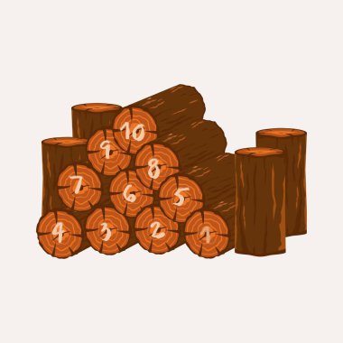 Stok resimli odun yığınları