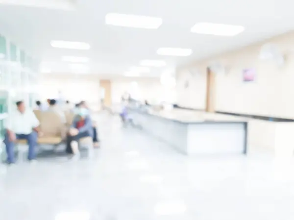 Hastanede ya da devlet dairesinde bekleyen bulanık kişiler: arka plan kullanımı