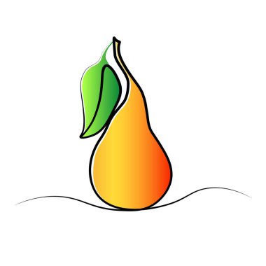 Armut çizmeye devam et. Modern minimalizm sanatının vektör çizimi, estetik taslak