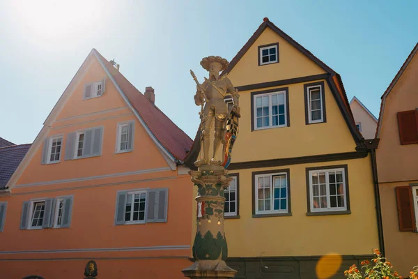 Altbundesdeutsches Stadthaus Die Altstadt Ist Voller Farbenfroher Und Gut Erhaltener — Stockfoto