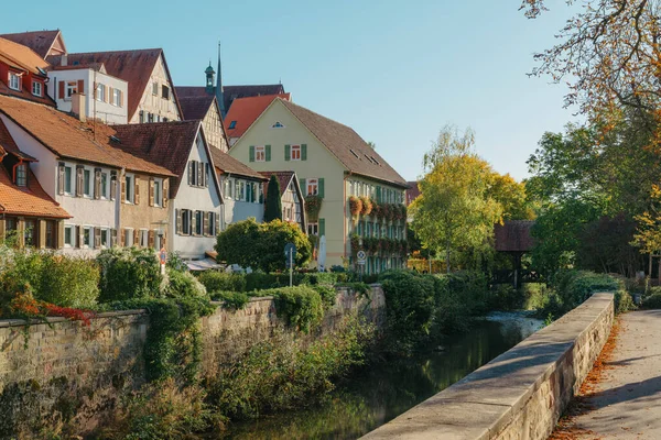 Eski Ulusal Alman Kasaba Evi Old Town Renkli Iyi Korunmuş — Stok fotoğraf
