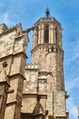 Barcelona 'nın mimarisi ve simgesi. Barcelona, Katalonya, İspanya 'nın rahat şehirleri.