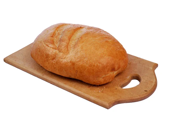 Beyaz Arkaplanda Izole Edilmiş Çeşitli Ekmekler — Stok fotoğraf
