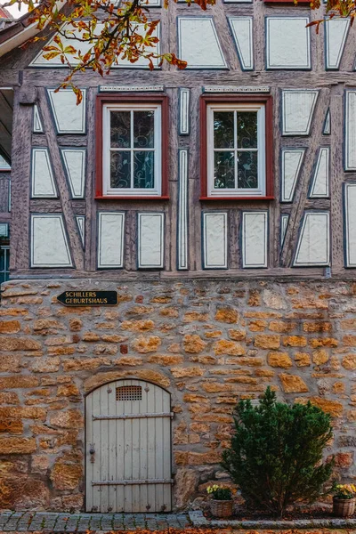 Old Fachwerk Houses Germany Scenic View Ancient Medieval Urban Street — Zdjęcie stockowe