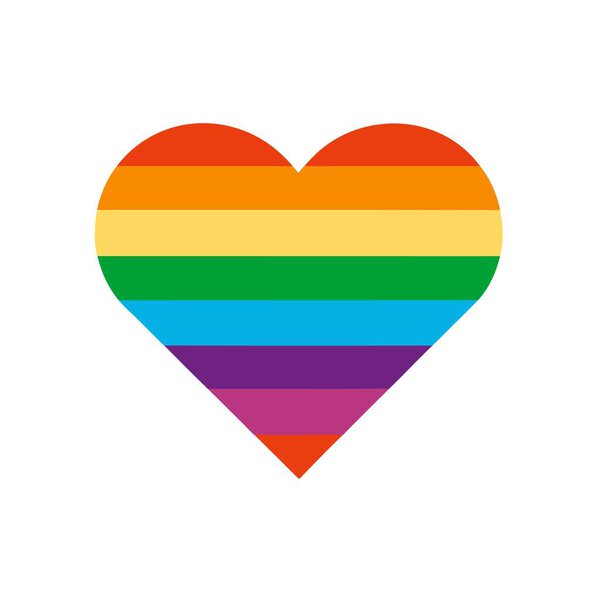 LGBTQ Pride Rainbow Icon Simple Drawing PNG Illustration Colorful Symbol Equality Diversity Inclusion Love Acceptance Community Support. Pride Month Rainbow Flag Icon Minimalist Design LGBTQ Rights