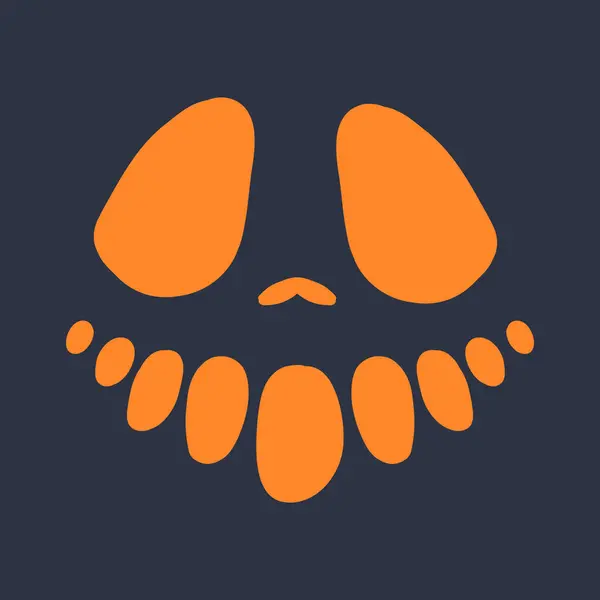 Ürkütücü Jack-o-Lantern ürkütücü gözleri ve yaramaz sırıtışı, Cadılar Bayramı davetiyeleri için ideal, ürkütücü dekor, ve perili ev temaları.