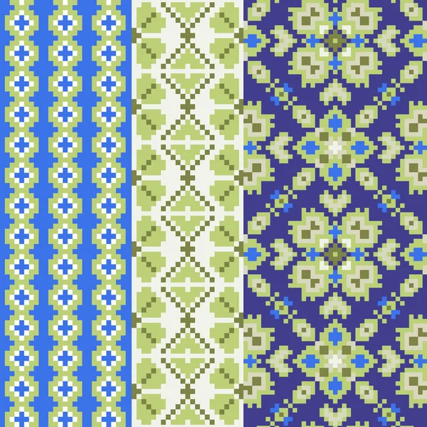 Seamless Vector Pattern Ornament Traditional Embroidery — стоковий вектор