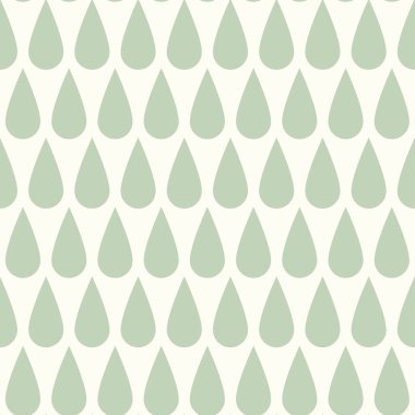 Soyut yağmur damlası şekillerine sahip kusursuz vektör deseni