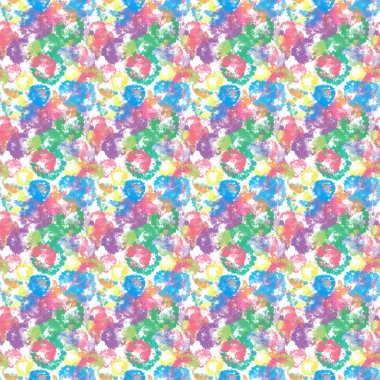 Renkli tanımlanmamış şekil noktaları, pürüzsüz desen çizimi.