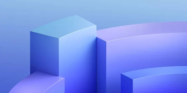 Abstrakt Bakgrund Design Pastellfärgad Minimalistisk Geometrisk Sammansättning — Stockfoto