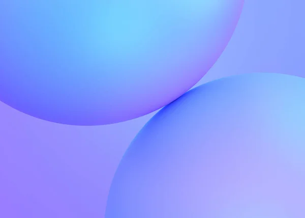 Abstract minimalist background design with pastel colored spheres
