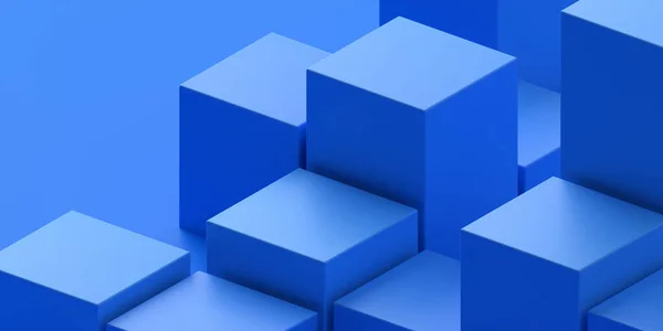 Abstrakt Puss Blå Geometrisk Bakgrunnskonstruksjon – stockfoto