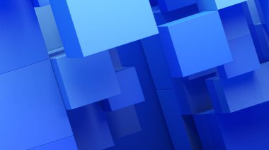 Soyut 3D görüntüleme, basit geometrik arkaplan, minimalist tasarım