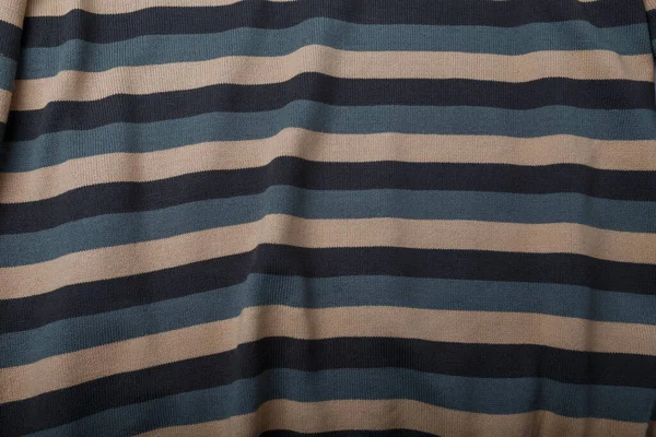 Knit Striped Fabric Texture Background Backdrop Textile Sweatshirt Sweater Textured — Stockfoto