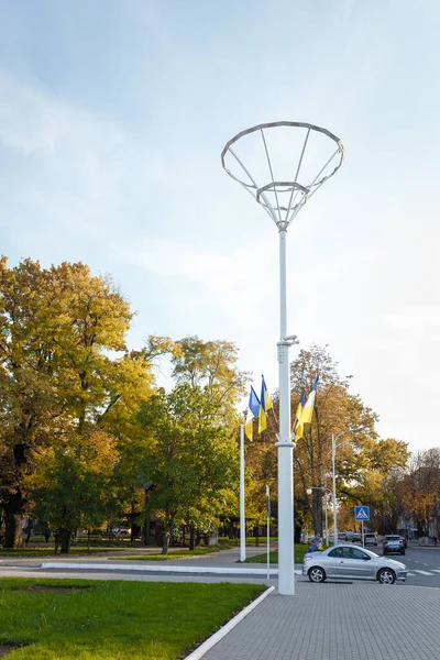 Измаил Украина Сентябрь 2021 Года Красивый Украинский Город Осенний Пейзаж — стоковое фото