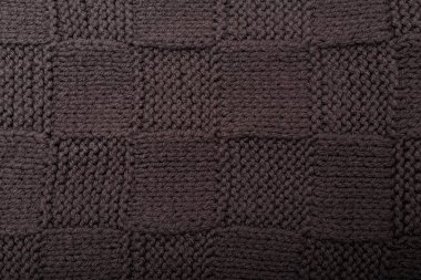 Dama tahtası gri kumaş dokusunu kontrol et. Tekstil, atkı ya da süveter desenli arka plan. Sıcak aksesuarlar, kıyafetler, moda konsepti