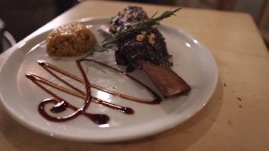 lamb shoulder restaurant - Spanish gastronomic food -