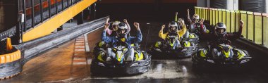 Go-Kart Yarışçıları grubu genç nesil yarışı kazandı
