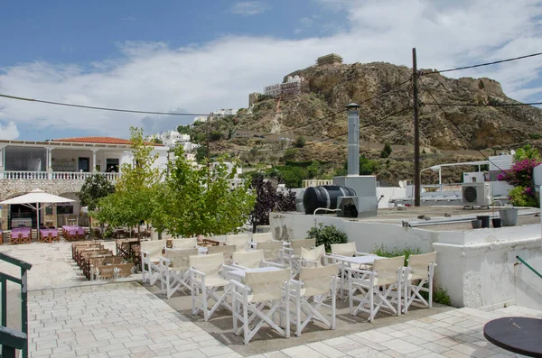 Kasaba Meydanı Skyros Adası Sporades Adaları Yunanistan — Stok fotoğraf
