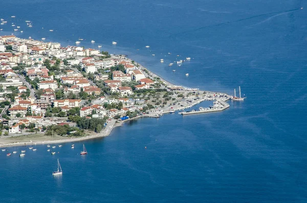 Luftaufnahme Der Stadt Kamena Vourla Griechenland — Stockfoto