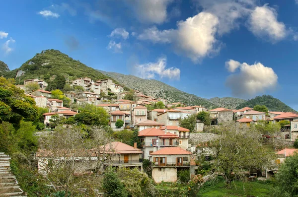 Stemnitsa Villaggio Sulla Montagna Menalon Peloponneso Arcadia Grecia — Foto Stock