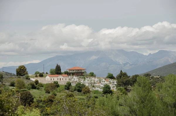 希腊Arkadia的Baltesiniko村 — 图库照片