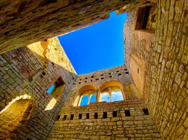 Jena şehrinde eski bir kale