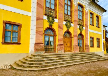 Weimar, Thüringen 'deki güzel tarihi Belvedere sarayı.