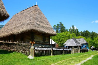 Romanya 'nın kırsalında güzel bir kır evi