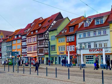 Almanya 'nın büyüleyici ortaçağ kasabası Erfurt