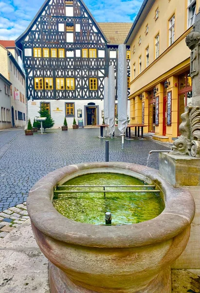 Okouzlující Staré Město Městě Výmaru Německu — Stock fotografie
