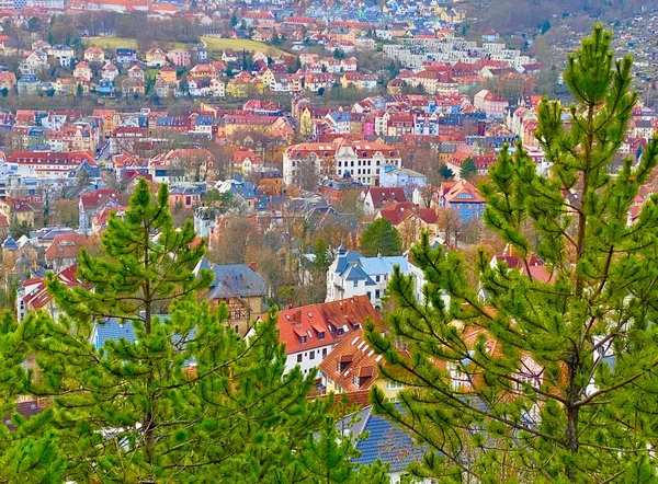Krásný Výhled Město Jena — Stock fotografie