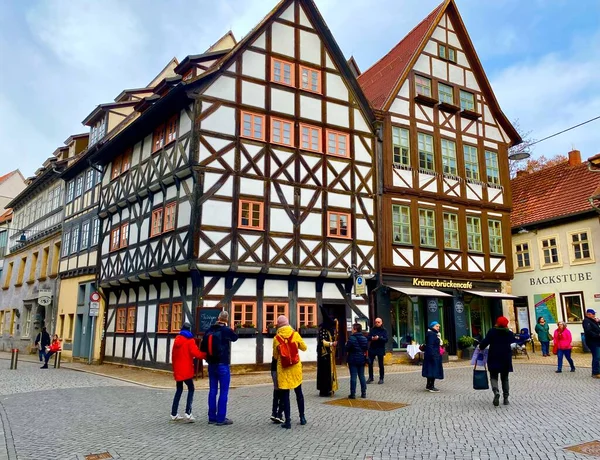 Charming Medieval Town Erfurt Germany — Stock Photo, Image