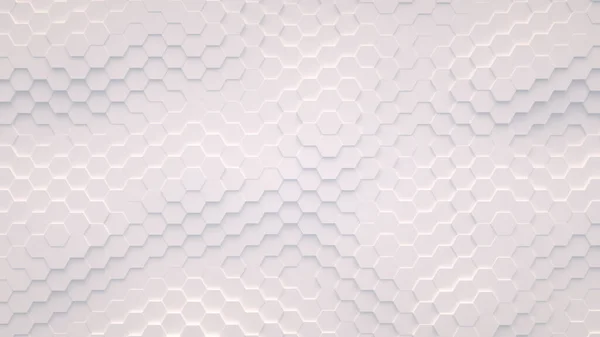 Абстрактный Белый Фон Шестиугольников — стоковое фото