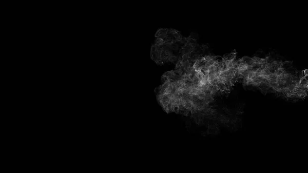 Rauch Dampfexplosion Von Partikeln Puff — Stockfoto