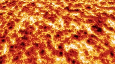 Soyut magma, pürüzsüz arkaplan dalgaları. Ateş gibi.