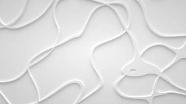 Yüzeyde pürüzsüz fraktal ses çizgili dalgalar. Parlak, sütlü arka plan.