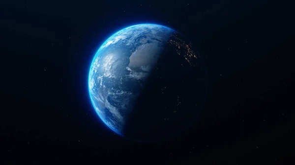 来自外层空间的地球 — 图库照片