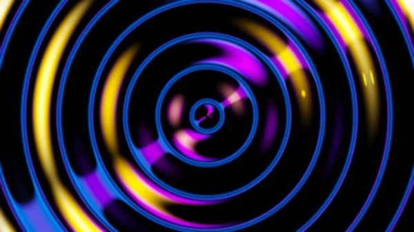 Futuristische Iriserende Holografische Golven Metaalfolie Achtergrond Neon Kleuren Golvend Oppervlak — Stockfoto
