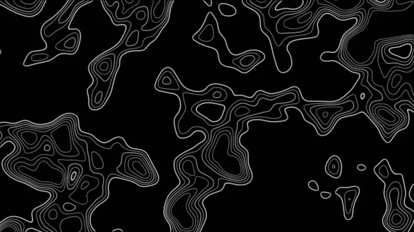 Фрагментарні Лінії Тло Топографічна Карта Абстрактний Фон — стокове фото
