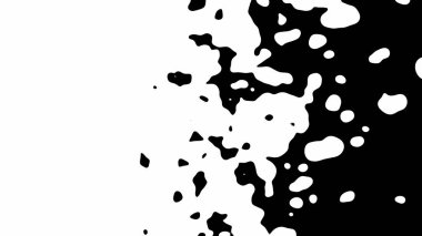 Gürültülü parçacıklar geçişi. Sil, erit