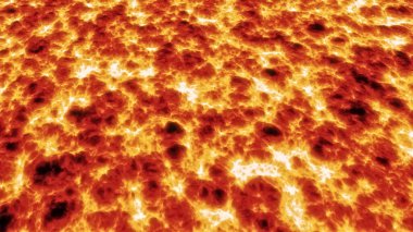 Soyut magma, pürüzsüz arkaplan dalgaları. Ateş gibi.