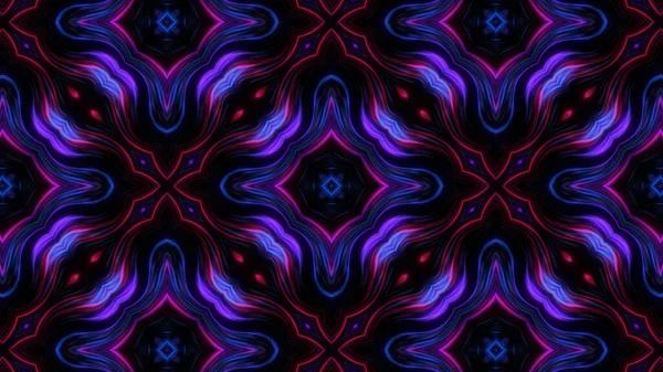 Fractal Swirl Stripped Background Kaleidoscope — Stock Photo, Image
