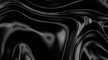 Pürüzsüz ipek dalgalı siyah kumaş. Soyut gürültü koyu arkaplan.