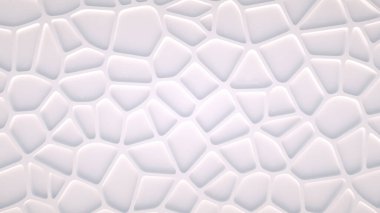 Yüzeyde pürüzsüz fraktal ses çizgili dalgalar. Parlak, sütlü arka plan.