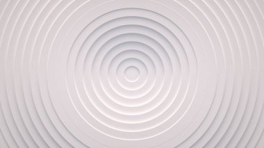 Eş merkezli çemberlerden gelen dalga, yüzeyde halkalar. Parlak, sütlü radyo dalgası soyut arkaplan